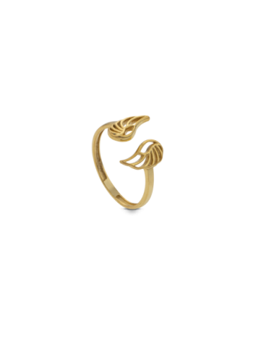 Bague Or 9 Carats Ouverte 2...