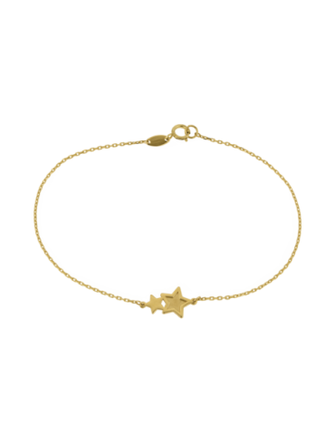 Bracelet Or 9 Carats Centre...