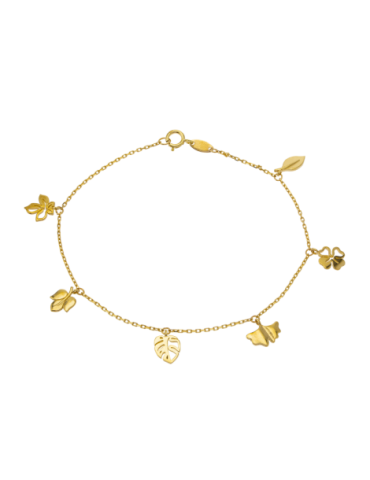 Bracelet Or 9 Carats Multi...
