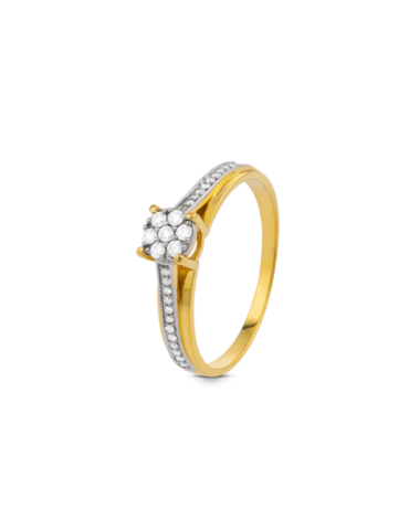 Bague Or 18 Carats Diamants...
