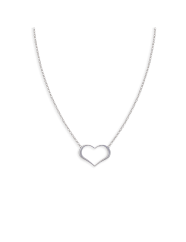 Collier Argent Centre Coeur...