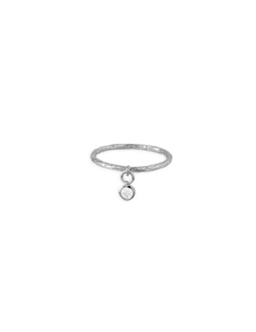 Bague Fil Diamante Argent...