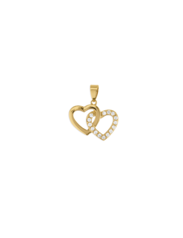Pendentif Plaqué Or Double...