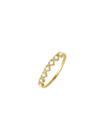 Bague Plaqué Or Demie...