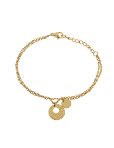 Bracelet Acier Jaune Double...