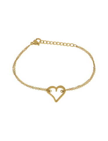 Bracelet Acier Jaune Centre...