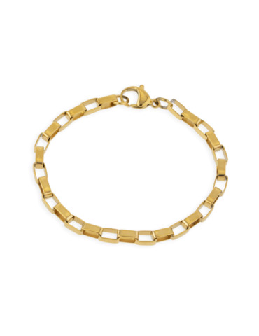 Bracelet Acier Dore