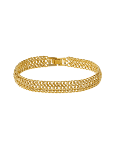 Bracelet Plaqué Or Maille...
