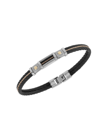 Bracelet Acier Double Cable...