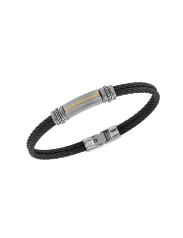 Bracelet Acier Double Cable...