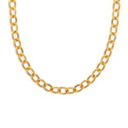 Collier Or 18 Carats Forçat...