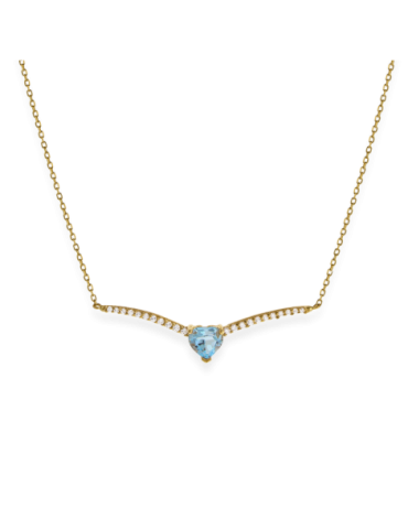 Collier Or 18 carats Coeur...