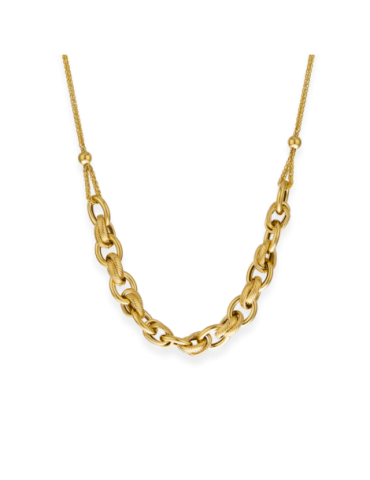 Collier Or 18 carats Double...