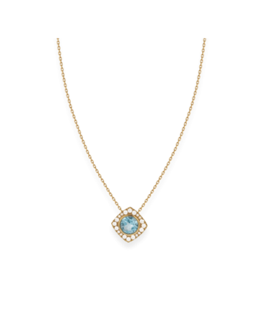 Collier Or 9 caratsTopaze...
