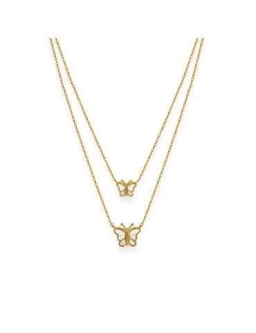 Collier Or 9 caratsDouble...