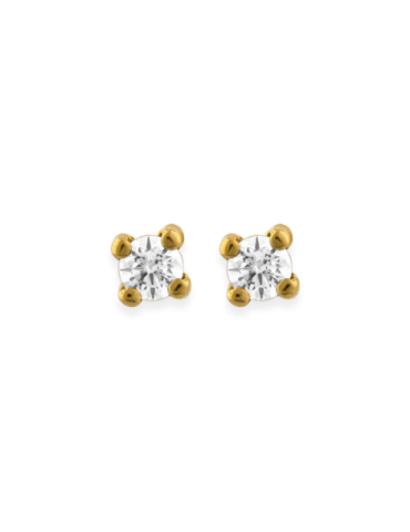 Boucles d'Oreilles Puce Or...