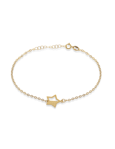 Bracelet Or 9 carats Etoile...
