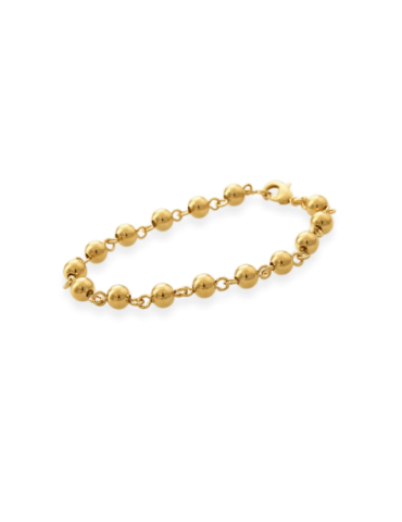 Bracelet Plaqué Or Grain D'Or