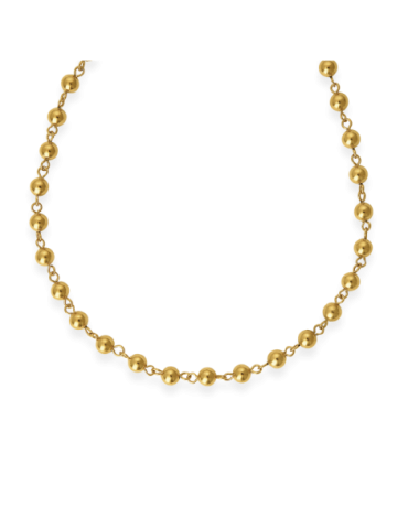 Collier Grain D'Or Plaqué Or