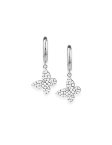 Creoles Papillon Argent...
