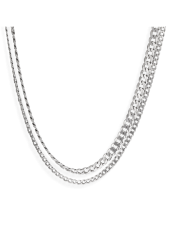 Collier Argent Rhodié...