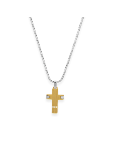 Collier Callas Acier Croix