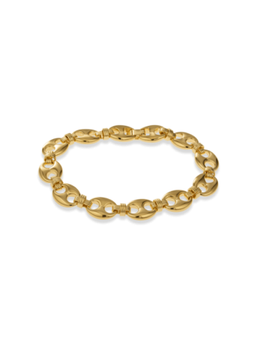 Bracelet Plaqué Or Maille...